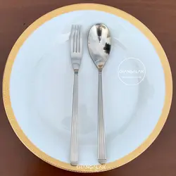 سرویس قاشق چنگال سیلور ورسا طرح موندرکویین - چنگالک