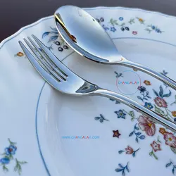 سرویس قاشق چنگال براق فیلیکس طرح سالزبورک - چنگالک