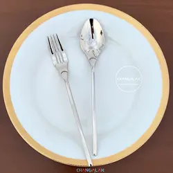 سرویس قاشق چنگال براق فیلیکس طرح آنزفیلد - چنگالک