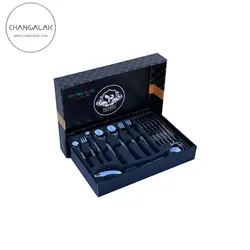 سرویس قاشق چنگال ماتُ براق پالرمو طرح تاپیتو - چنگالک