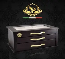 سرویس قاشق چنگال طلایی پالرمو طرح مسینا - چنگالک