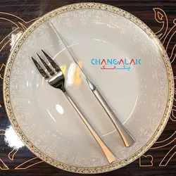 کارد و چنگال میوه خوری مات و براق طرح آرنیس برند FELIX - چنگالک