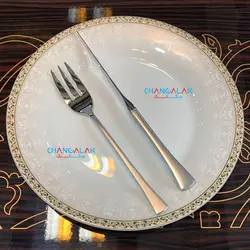 کارد و چنگال میوه خوری مات و براق طرح آرنیس برند FELIX - چنگالک