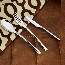 سرویس قاشق چنگال مات براق پالرمو طرح فلورانس - چنگالک