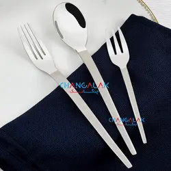 سرویس قاشق چنگال پالرمو مات و براق طرح ویچنزا - چنگالک