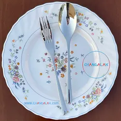 سرویس قاشق چنگال براق رزنتال طرح مونشن - چنگالک