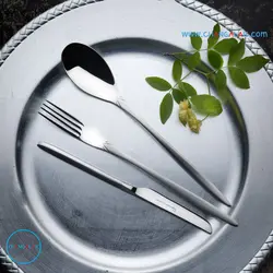 سرویس قاشق چنگال ماتُ براق رزنتال طرح میرس - چنگالک