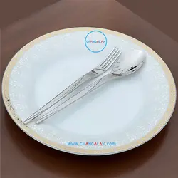 سرویس قاشق چنگال ماتُ براق رزنتال طرح ینا - چنگالک