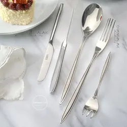 سرویس قاشق چنگال 30 نفره ورسا مات - چنگالک