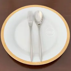 سرویس قاشق چنگال 30 نفره ورسا براق - چنگالک