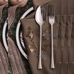 سرویس قاشق چنگال فیلیکس ماتُ براق طرح آرنیس - چنگالک