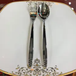 سرویس قاشق چنگال ورسا کامل براق طرح آیزن اشتات - چنگالک