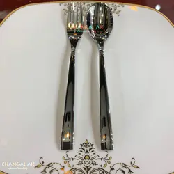 سرویس قاشق چنگال رنزو براق طرح استولبرگ - چنگالک