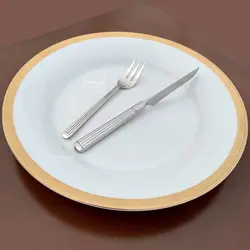 کارد و چنگال میوه خوری براق طرح موندرکویین برند VERSA - چنگالک
