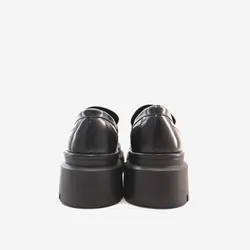کفش تخت چرم زنانه مشکی مدل serene