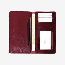 کیف پول چرم طبیعی چرم آرا مدل mj001