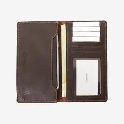 کیف پول چرم طبیعی چرم آرا مدل mj001