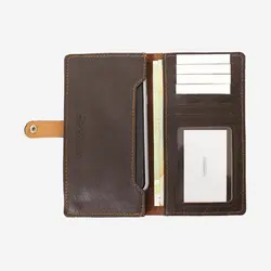 کیف پول چرم طبیعی چرم آرا مدل mj002