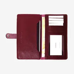 کیف پول چرم طبیعی چرم آرا مدل mj002