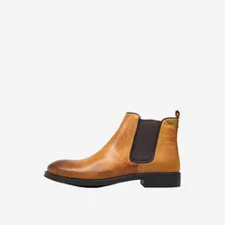 نیم بوت مردانه چرم آرا مدل sh040