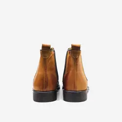 نیم بوت مردانه چرم آرا مدل sh040