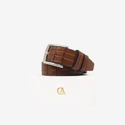 کمربند چرم مردانه چرم آرا مدل wj029