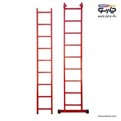 نردبان کشویی آهنی 19 پله ماندگار مدل صدف