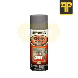 اسپری رنگ نسوز طوسی تحمل درجه ۲۰۰۰ آمریکایی Rust-Oleum