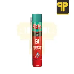 قیمت و خرید فوم پلی اورتانی ضد حریق اکفیکس AKFIX PU FOAM 820 B1 - چسبینه