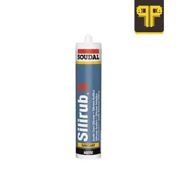 درزگیر چسبی سیلیکونی سودال مدل Soudal Silirub S