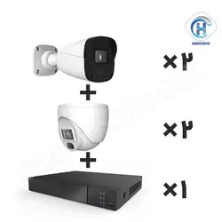 پک فروش ویژه ۴ عدد دوربین IP و ۱ عدد NVR سیماران