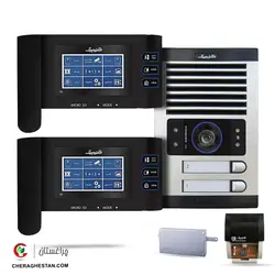 قیمت و خرید آیفون تصویری دو واحدی کامل الکتروپیک با مانیتور 4.3 اینچ | چراغستان