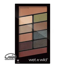 پالت سایه چشم ده رنگ کالر آیکون وت اند وایلد 10pan palette
