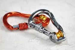 کارابین قرقره دار پیچی کایلاس مدل ROTA SG PULLEY CARABINER