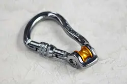 کارابین قرقره دار پیچی کایلاس مدل ROTA SG PULLEY CARABINER