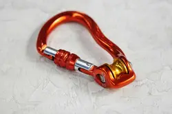 کارابین قرقره دار پیچی کایلاس مدل ROTA SG PULLEY CARABINER