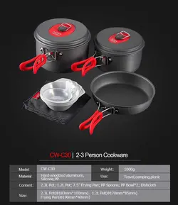 ست ظروف 3 تا 4 نفره ALOCS کد CW - C30