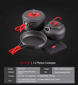 ست ظروف 2 تا 3 نفره ALOCS کد CW - C19T