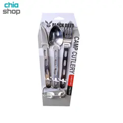 ست قاشق، چنگال و کارد استیل بلک دیر