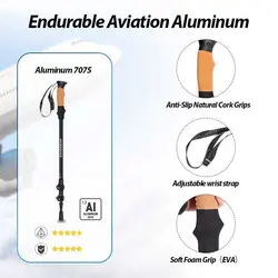 باتوم کوهنوردی کینگ گیر (جفت) مدل KingGear All-Terrain