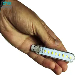 ماژول چراغ LED هشت تایی USB دارای قاب محافظ