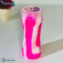 قیمت و خرید اسلایم ابر و بادی استوانه ای صورتی | چیچیلاس
