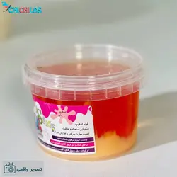 قیمت و خرید اسلایم گلکسی نارنجی طرح یخی | چیچیلاس