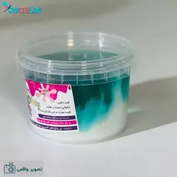 قیمت و خرید اسلایم گلکسی فیروزه ای طرح یخی | چیچیلاس