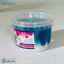 قیمت و خرید اسلایم گلکسی آبی طرح یخی | چیچیلاس