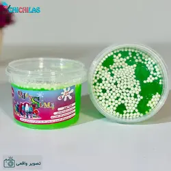 قیمت و خرید اسلایم دونه برفی سبز | چیچیلاس