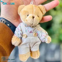 جاکلیدی خرس دختر و پسر لباس گلی | وارداتی با بهترین قیمت