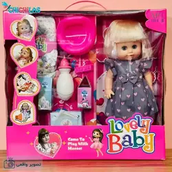 عروسک نوزاد lovely baby کد go108