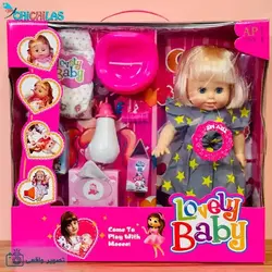 عروسک نوزاد lovely baby کد go108