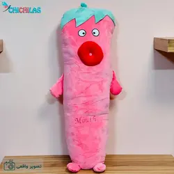 عروسک بالشتی توت فرنگی لب پروتزی | چیچیلاس